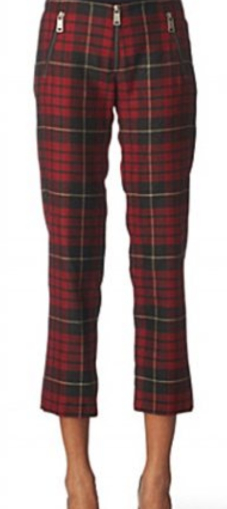 Alexander McQueen plaid/tartan trousers IT 42/US 8